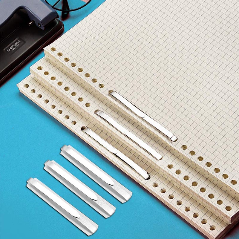 QYH Self-Adhesive Prong Paper Fasteners 1 inch Capacity, 130 Fasteners/Box - Image 3